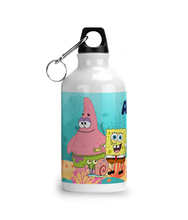 Заредете изображение във визуализатора на галерията – Персонализирана бутилка за вода - Спондж Боб Квадратни гащи
