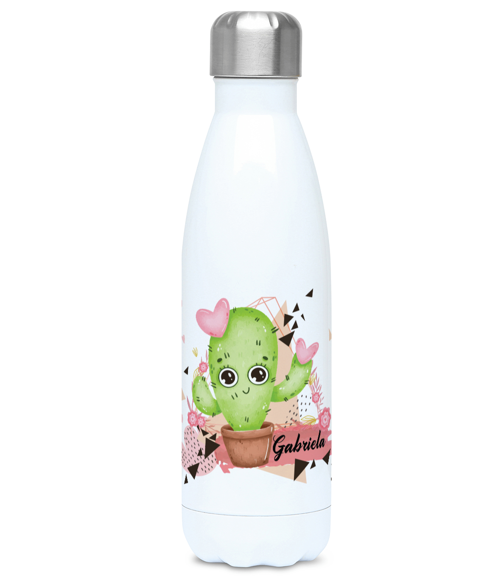 Голяма персонализирана бутилка за вода - Кактусче