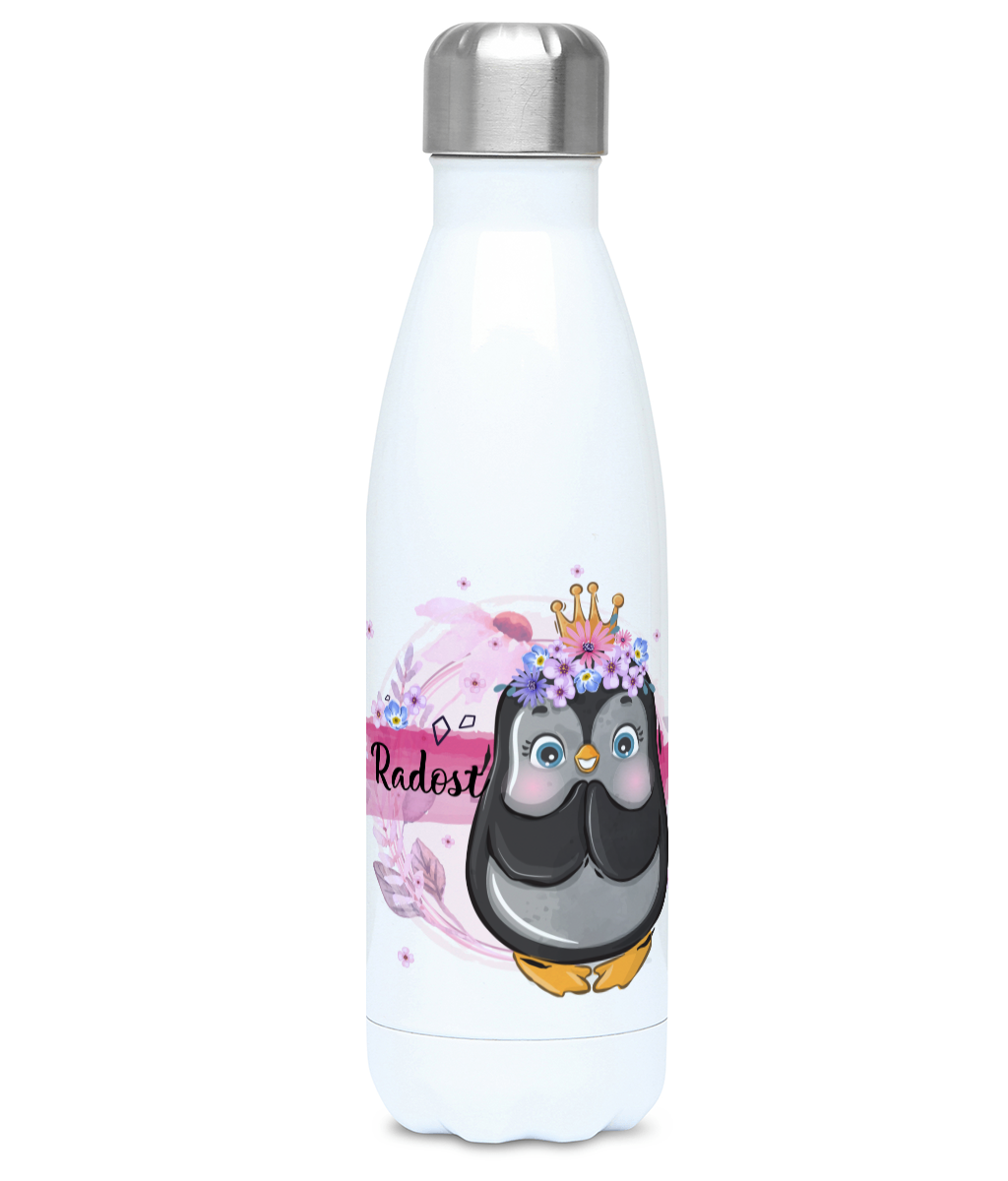 Голяма персонализирана бутилка за вода -  Пингвинче