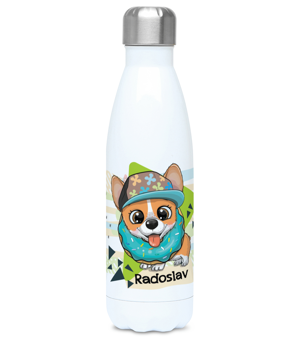 Голяма персонализирана бутилка за вода - Кученце