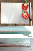 Заредете изображение във визуализатора на галерията – Стъклена дъска за рязане от закаленo стъкло - Цветя с чадър

