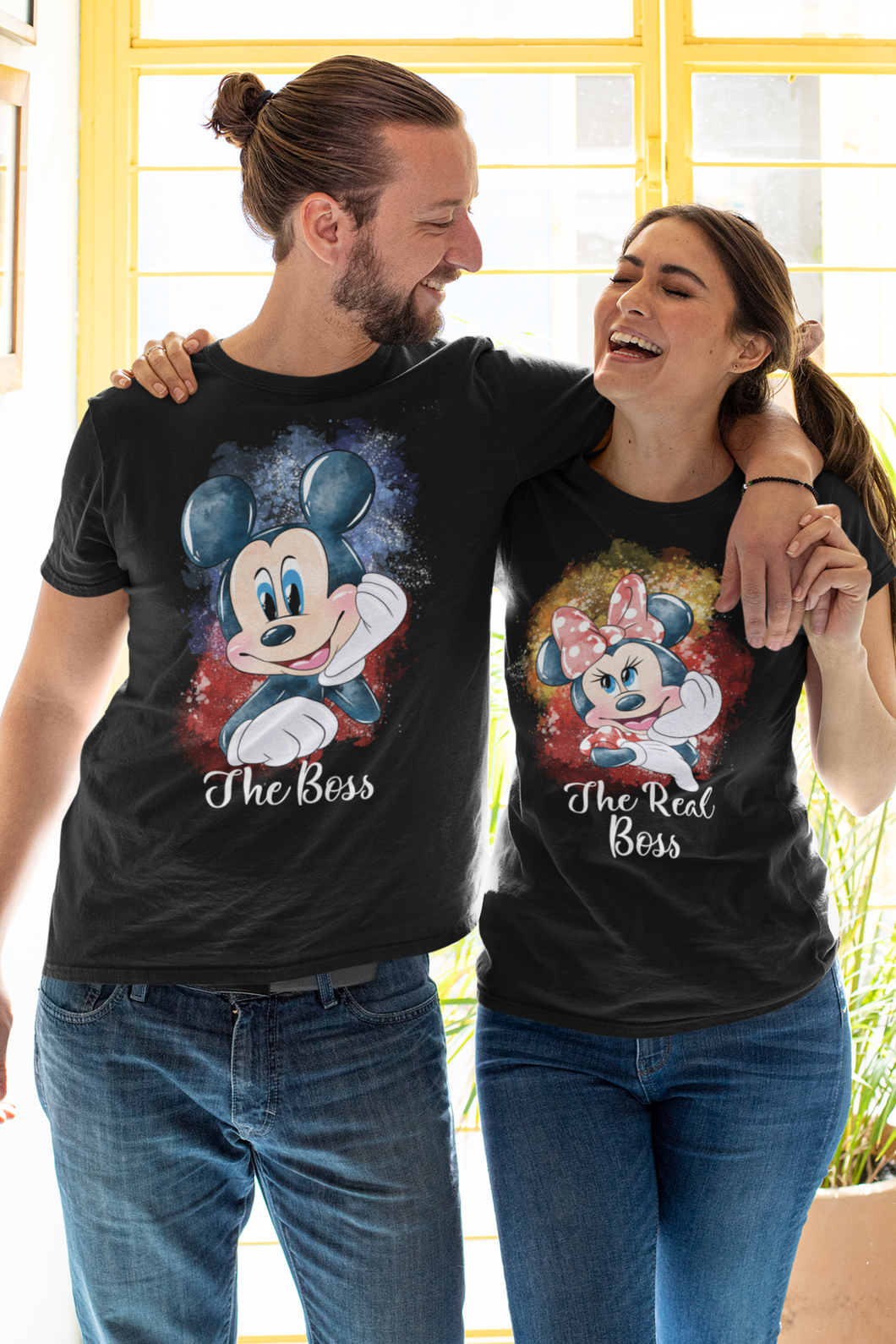 Тениски за Двойка -Микки и Минни Маус