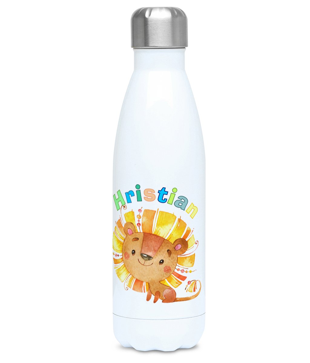 Голяма персонализирана бутилка за вода - Лъвче