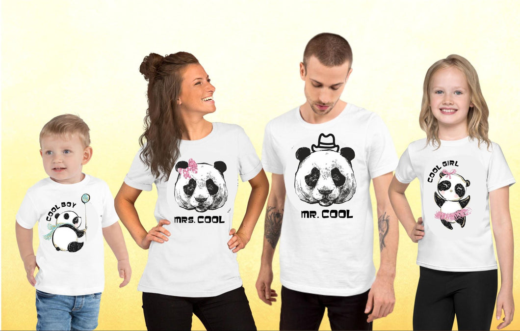 Тениски за Семейство - Mr. Cool,  Mrs. Cool, Cool Girl, Cool Boy