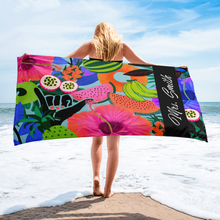 Заредете изображение във визуализатора на галерията – Персонализира плажна кърпа  - Тропик
