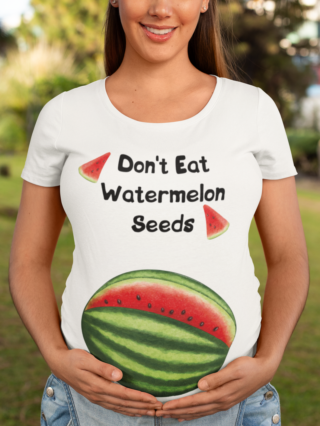 Тениска за майка - Don't eat watermelon seeds