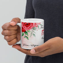 Заредете изображение във визуализатора на галерията – Комплект Персонализиран тефтер, чаша и книгоразделител  за учител -Червени рози
